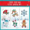 Easy Sparkle Window Art Craft Kit - Christmas and Holiday Activities